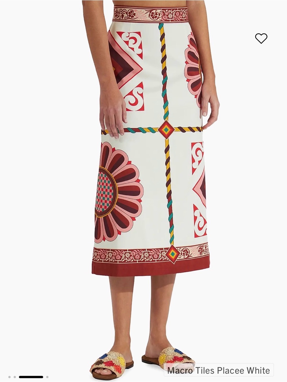 LA DoubleJ Baia Midi Skirt